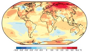 Global temperature increases